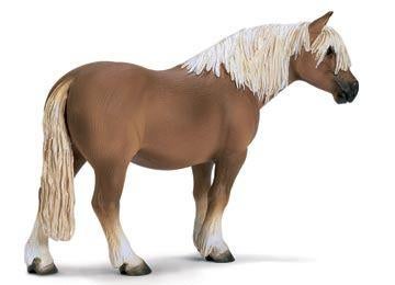 Schleich 1324 haflinger hengst, dierfiguur, Ophalen of Verzenden, Gebruikt, Paard, Beeldje of Figuurtje