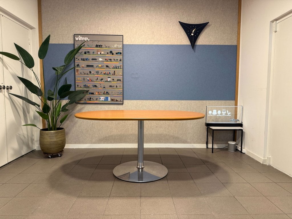 Artifort | Pierre Paulin | Circle Ovale Tafel | 160 x 100 cm, Huis en Inrichting, Tafels | Eettafels, Overige houtsoorten, Gebruikt