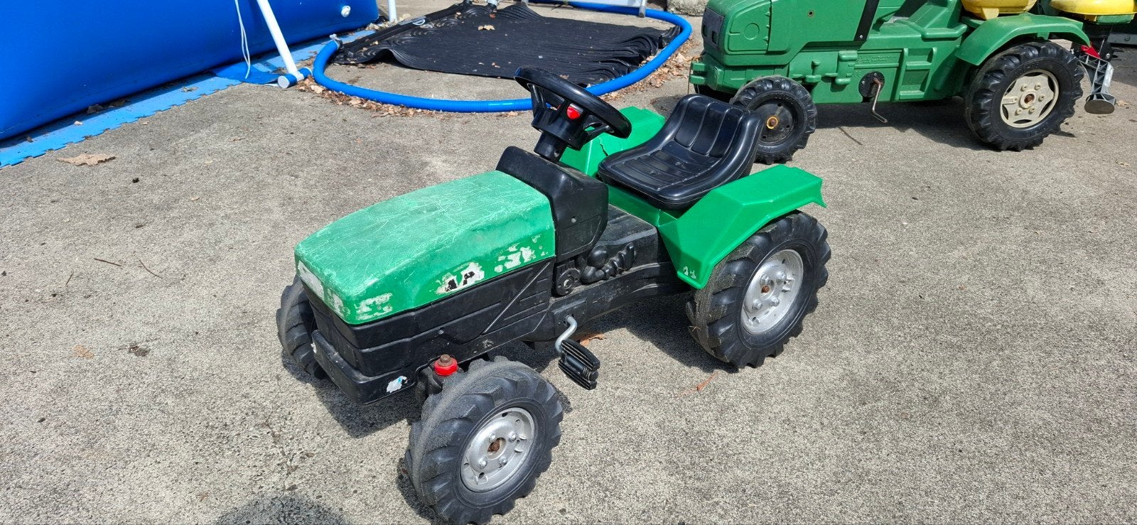 Groene traptractor voor kinderen, Kinderen en Baby's, Ophalen, Gebruikt, Trapvoertuig