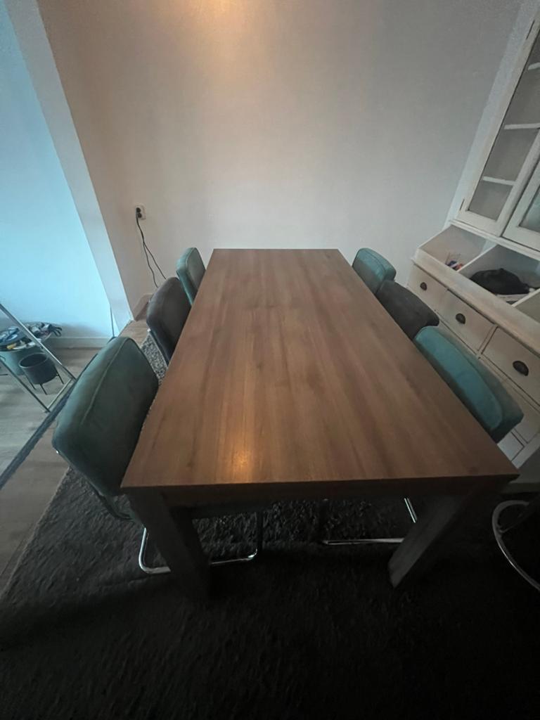 Eettafel + stoelen, Ophalen of Verzenden
