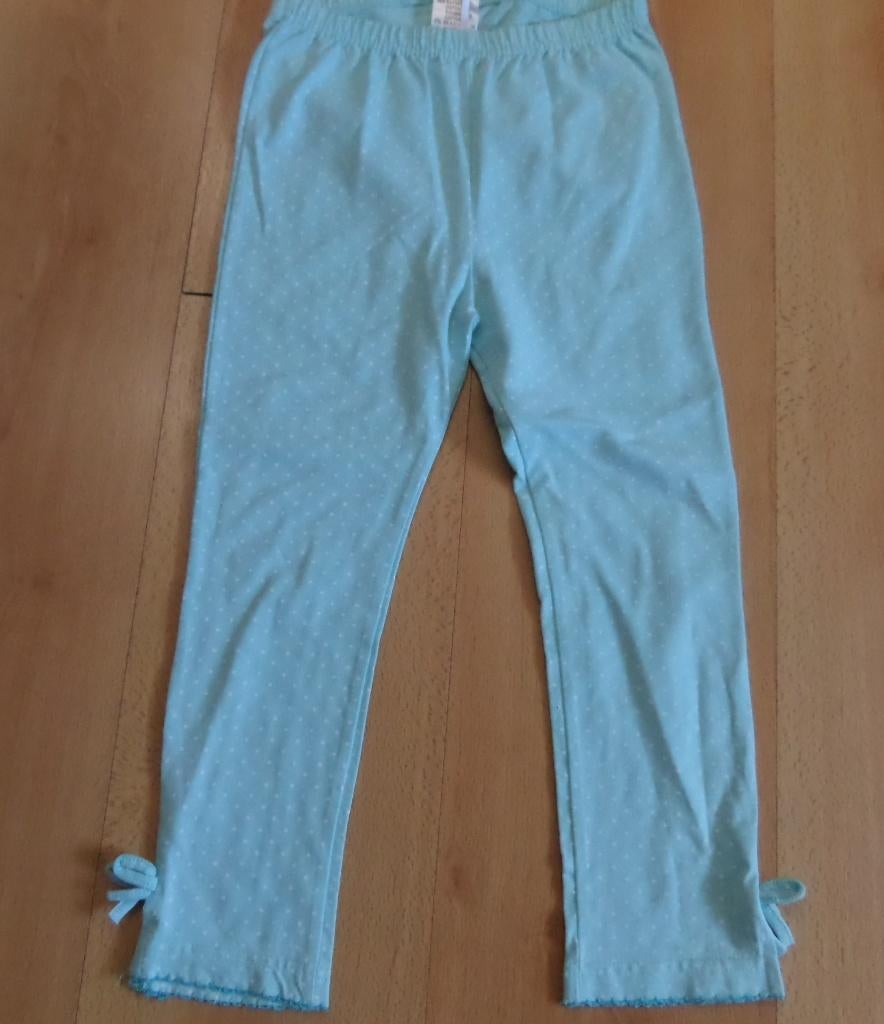 NIEUW: Aparte lichtblauwe katoenen legging maat 122/128, Kinderen en Baby's, Kinderkleding | Maat 122, Ophalen of Verzenden, Nieuw