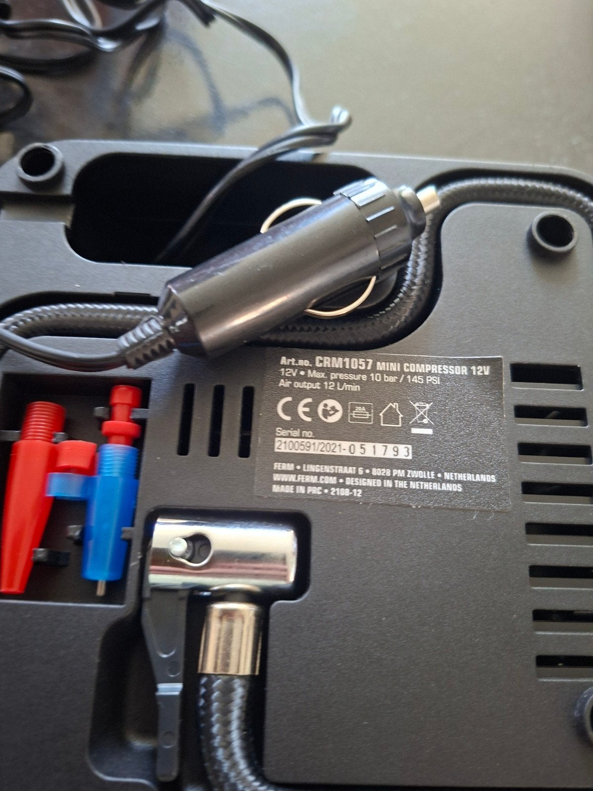 TE KOOP 12 volt Ferm mobiele pomp/mini compressor, Ophalen of Verzenden