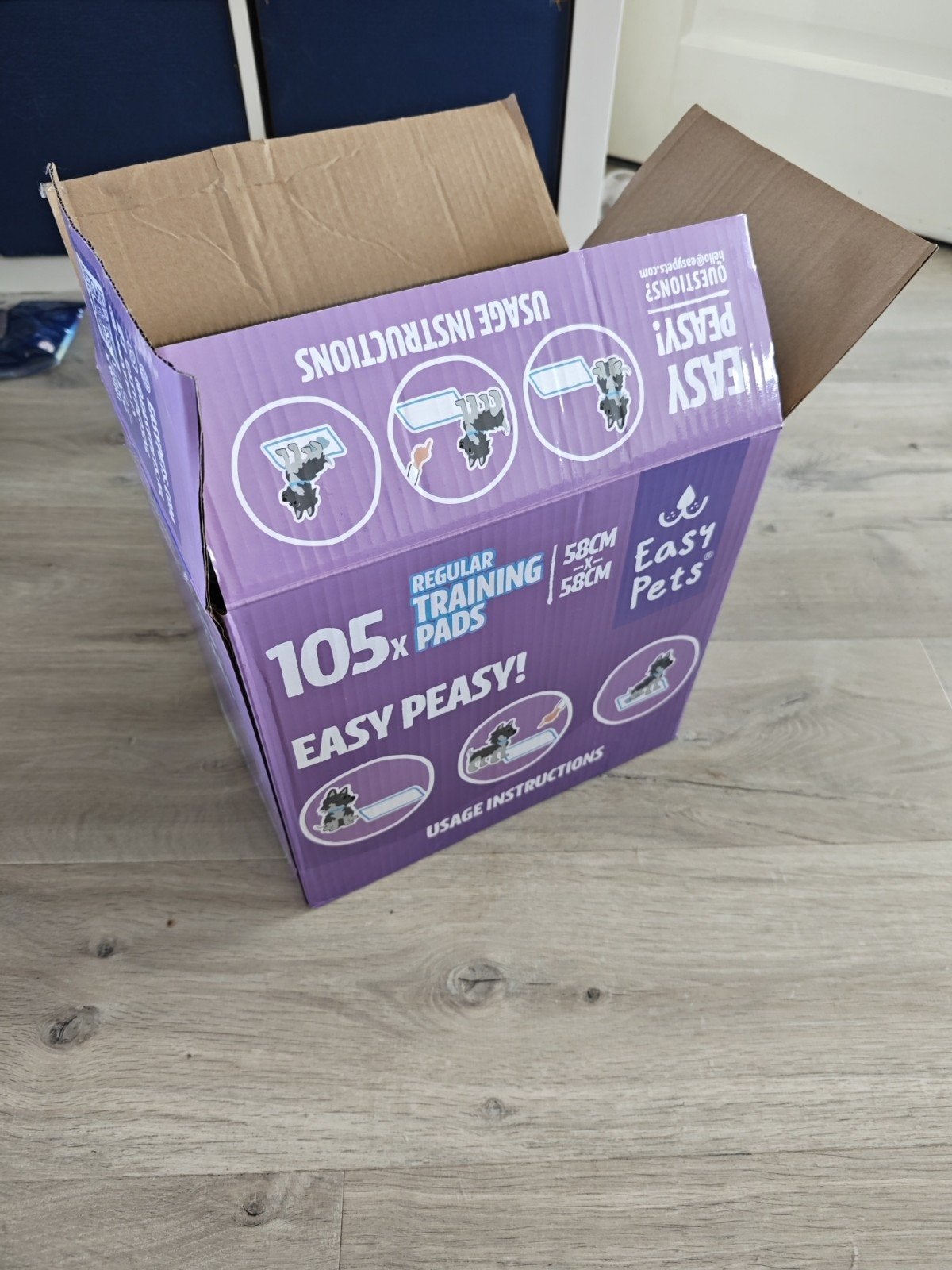 EasyPee Puppy Training Pads – 105 stuks – 58  58 cm, Dieren en Toebehoren, Ophalen, Nieuw, Overige typen