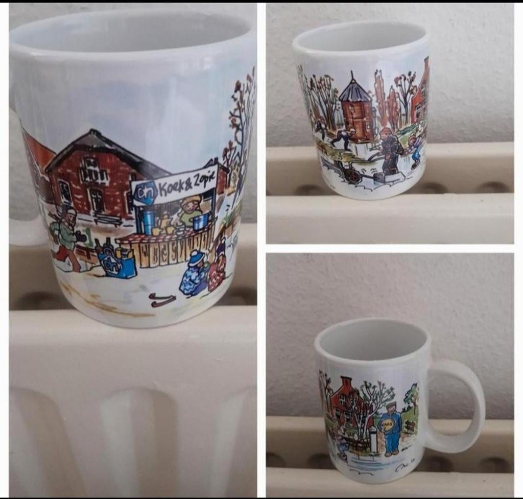 Beker koudekerk aan den rijn met afbeeldingen van ah.  Enz, Ophalen, Gebruikt, Meerkleurig, Overige stijlen