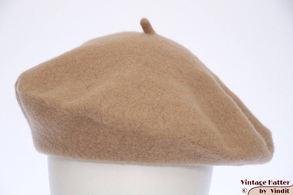 Alpino Baret beige vilt 54-59 one size fits almost all NIEUW, Kleding | Dames, Mutsen, Sjaals en Handschoenen, Maat 38/40 (M)