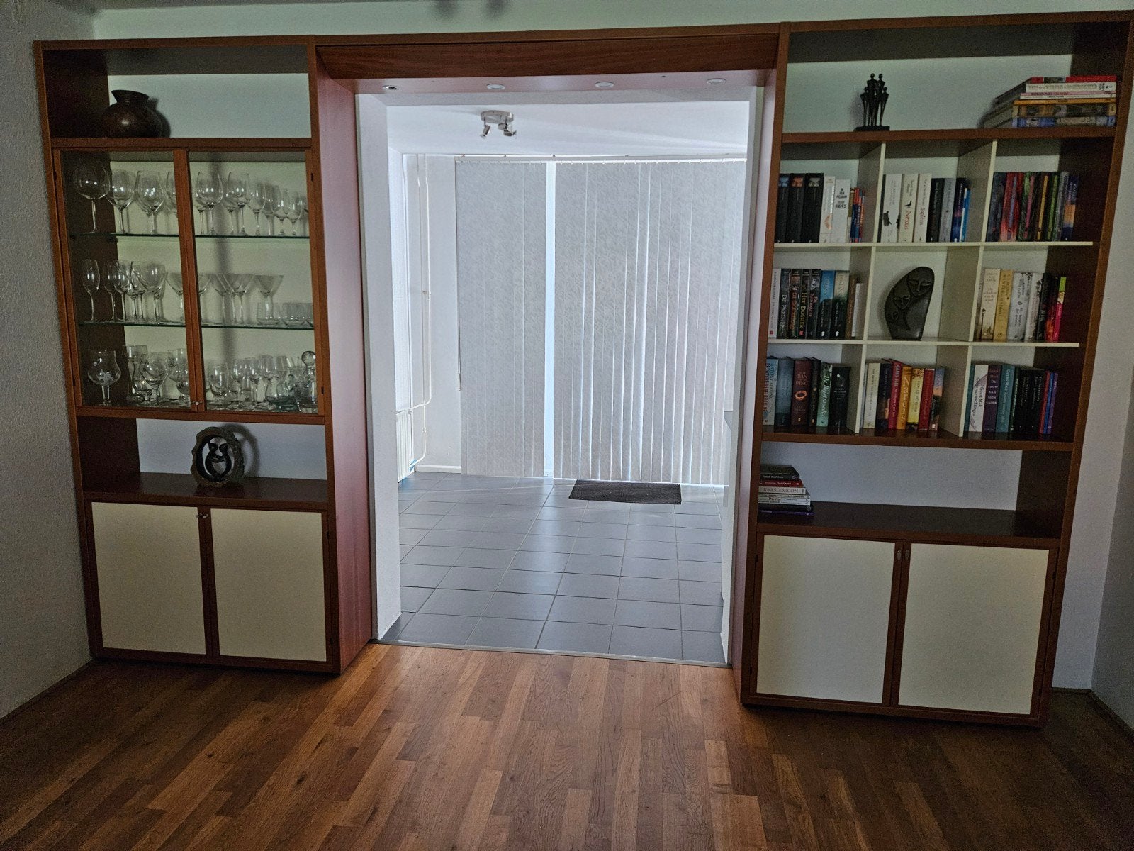 Wandmeubel, Huis en Inrichting, Ophalen, Gebruikt, 200 cm of meer, Kersenhout