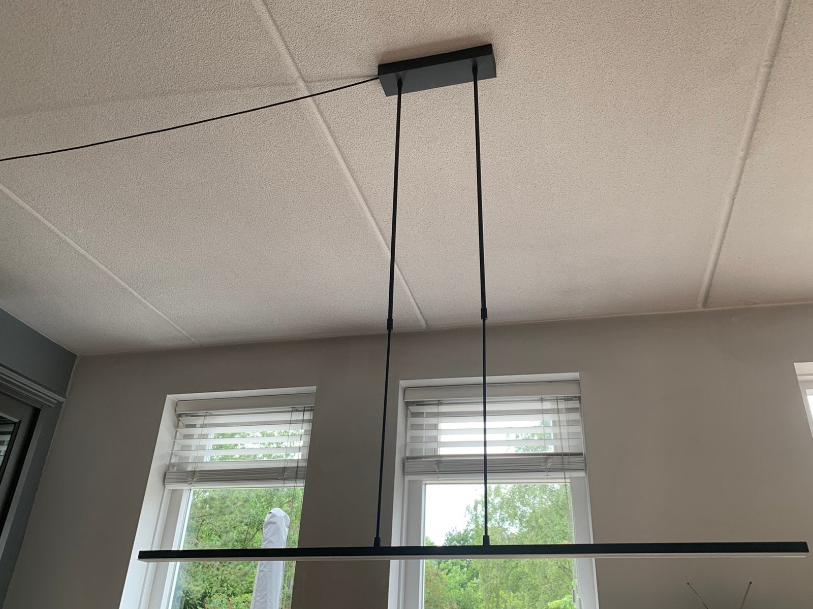 Moderne hanglamp, Ophalen, Zo goed als nieuw, 75 cm of meer, Modern