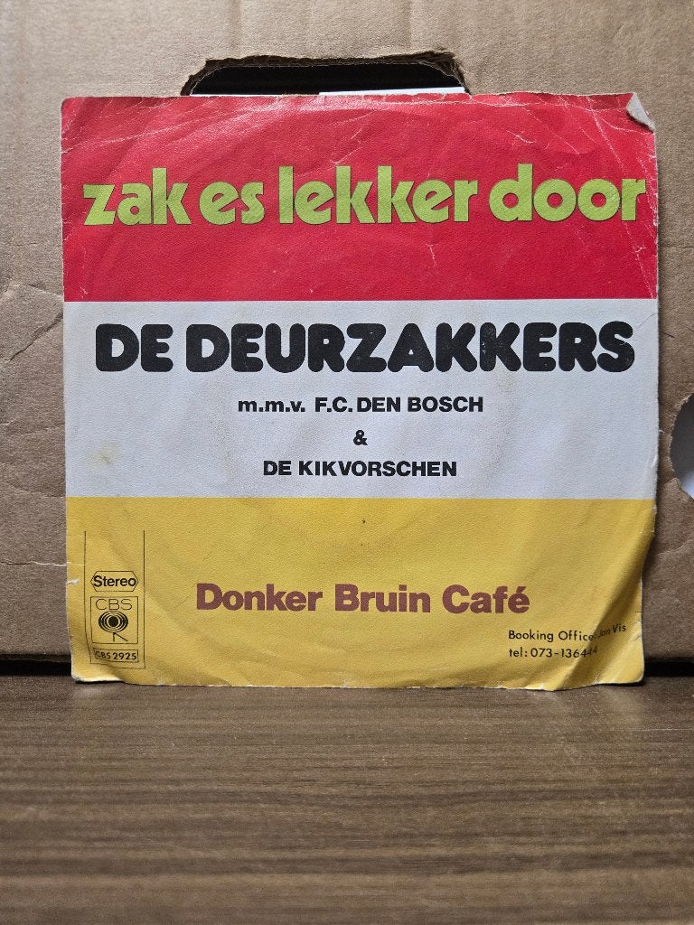 De Deurzakkers - Zak es lekker door, 7 inch, Ophalen of Verzenden, Zo goed als nieuw, Fotohoes