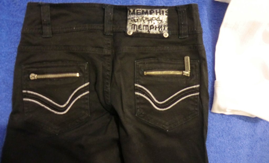 Zwarte lange broek CRASHONE 158 TAKKO FASHION, Broek, Takko Fashion, Meisje, Nieuw