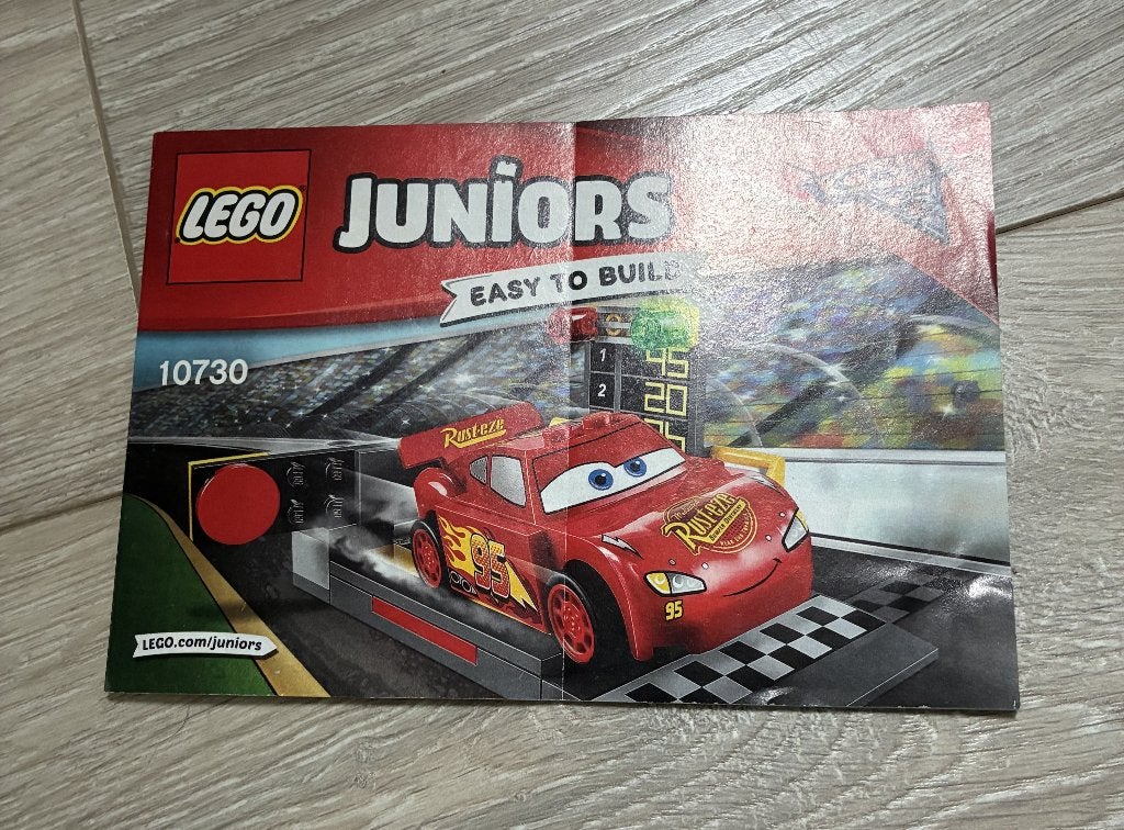 Lego Juniors 10730 Lightning McQueen snelle lanceerder, Gebruikt, Lego, Inclusief instructies, Ophalen of Verzenden