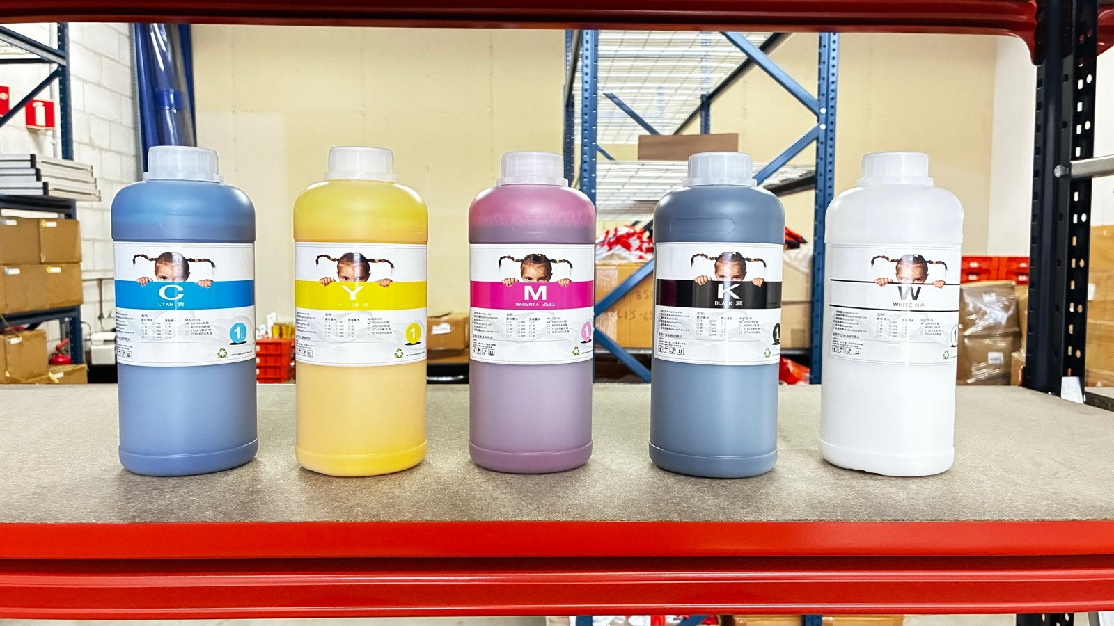 DTF Inkt voor o.a.Epson I3200 printkoppen - C, Y, M, K, Wit, Ophalen, Nieuw, Overige typen