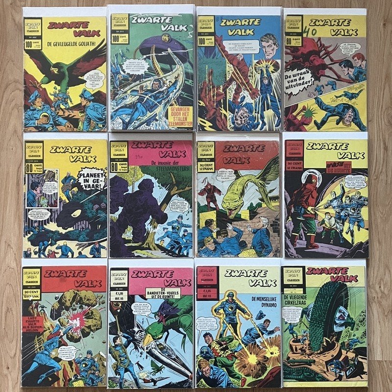 Aquaman, De Flits, Groene Lantaarn, Zwarte Valk classics, Boeken, Gelezen, Classics Nederland, Europa, Ophalen of Verzenden
