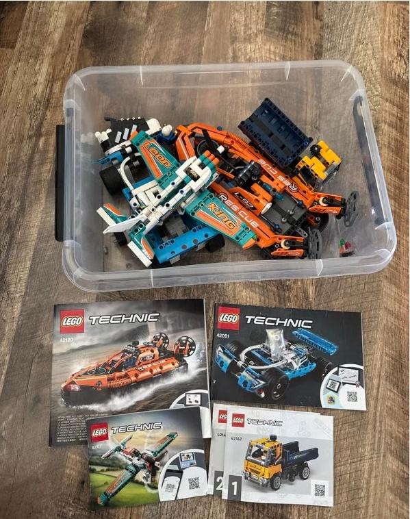 LEGO Technic 4 Sets Compleet met Reserveonderdelen, Kinderen en Baby's, Speelgoed | Duplo en Lego, Lego, Ophalen of Verzenden