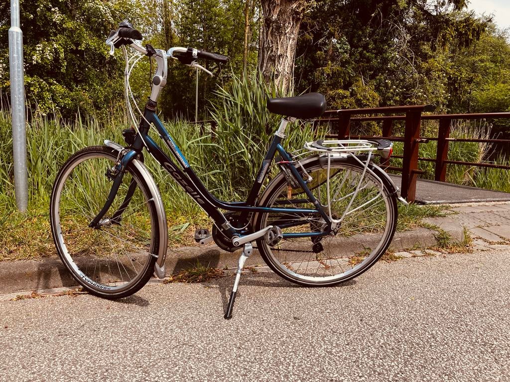 Gazelle Provence Damesfiets - 53cm, 3x8 versnellingen, Ophalen, Velgrem, Versnellingen, Gazelle