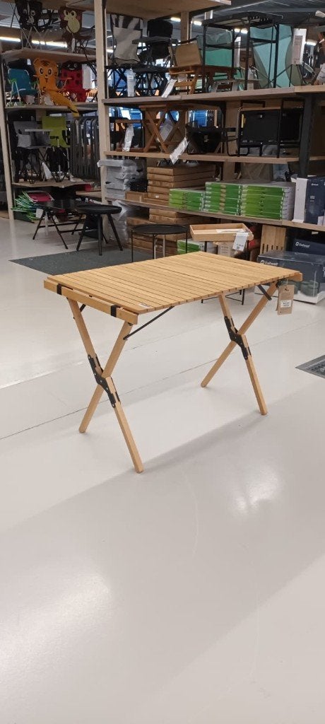Stevige Bamboe Kampeer Tafel, Ophalen, Aalborg 1, Zo goed als nieuw, Spatz