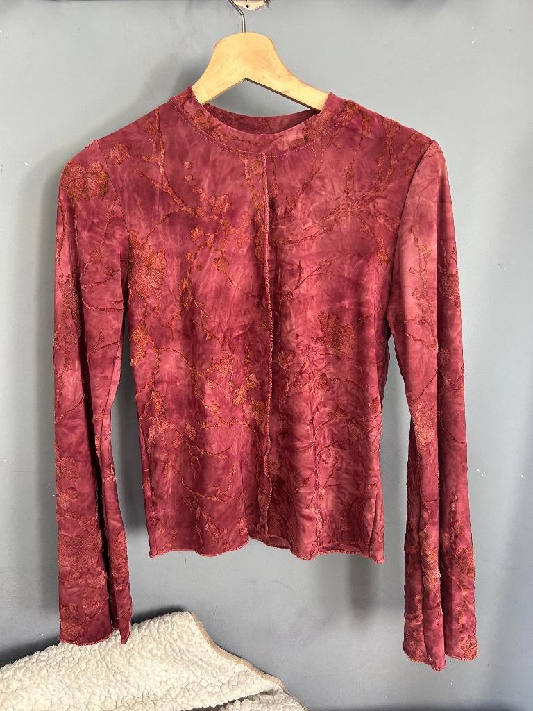 Longsleeve Dark Pink van TILTIL maat S, Verzenden, Zo goed als nieuw, Lange mouw, Roze
