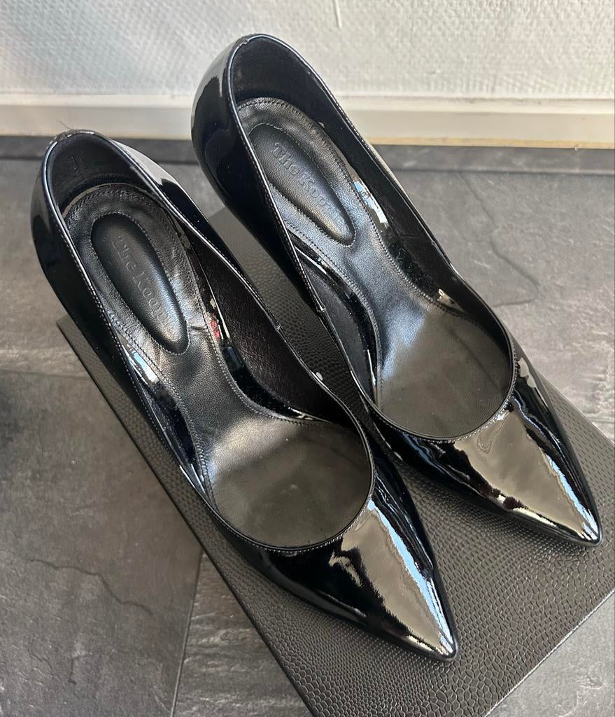 THE KOOPLES Zwart leer sexy Pumps hakken 39, Kleding | Dames, Schoenen, Zo goed als nieuw, Pumps, Zwart, Ophalen of Verzenden