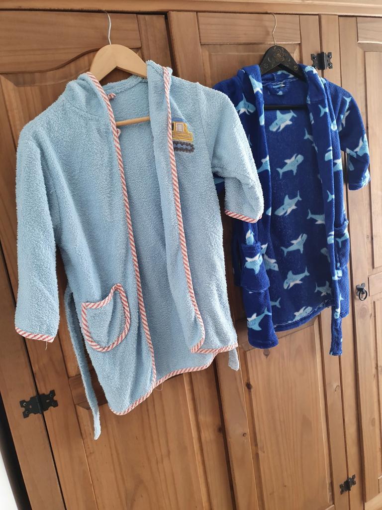 Kinder badjas x 2 maat 98/104, Ophalen of Verzenden, Zo goed als nieuw, Maat 98