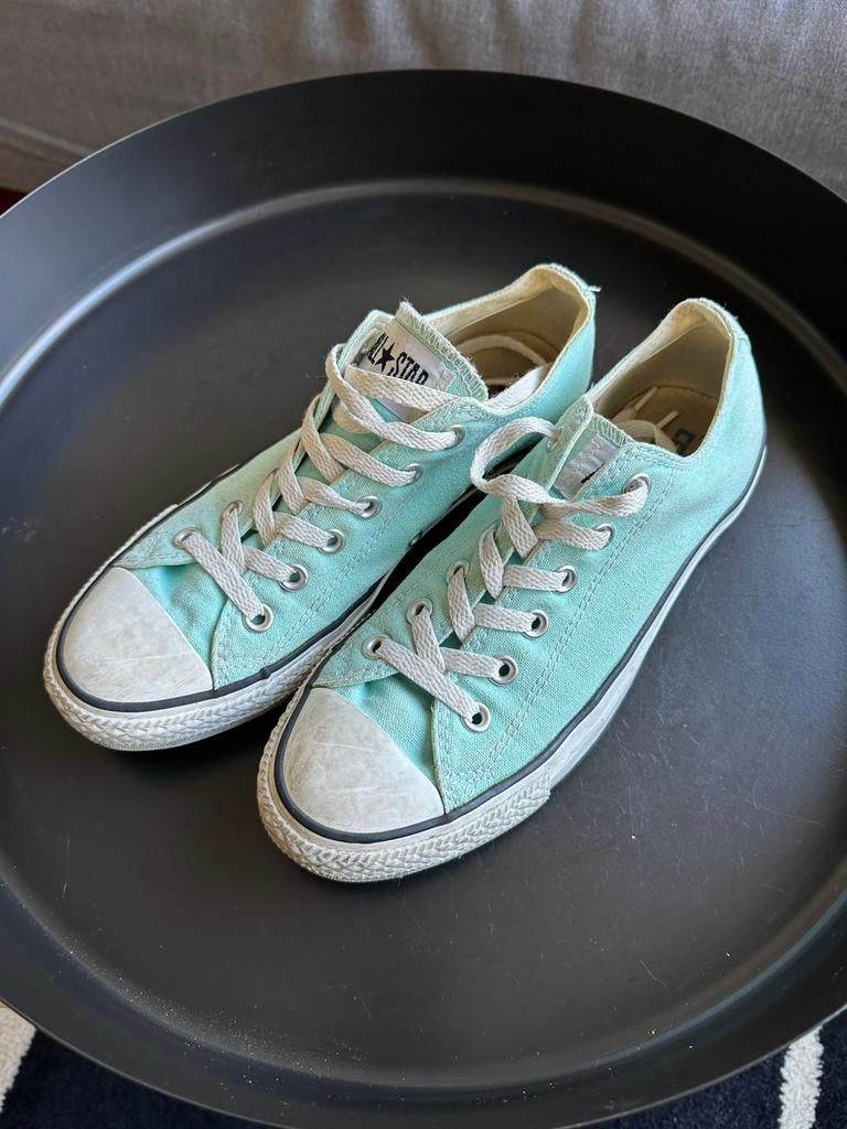 All stars Converse - maat 39,5 - turquoise, Ophalen of Verzenden, Zo goed als nieuw, Blauw