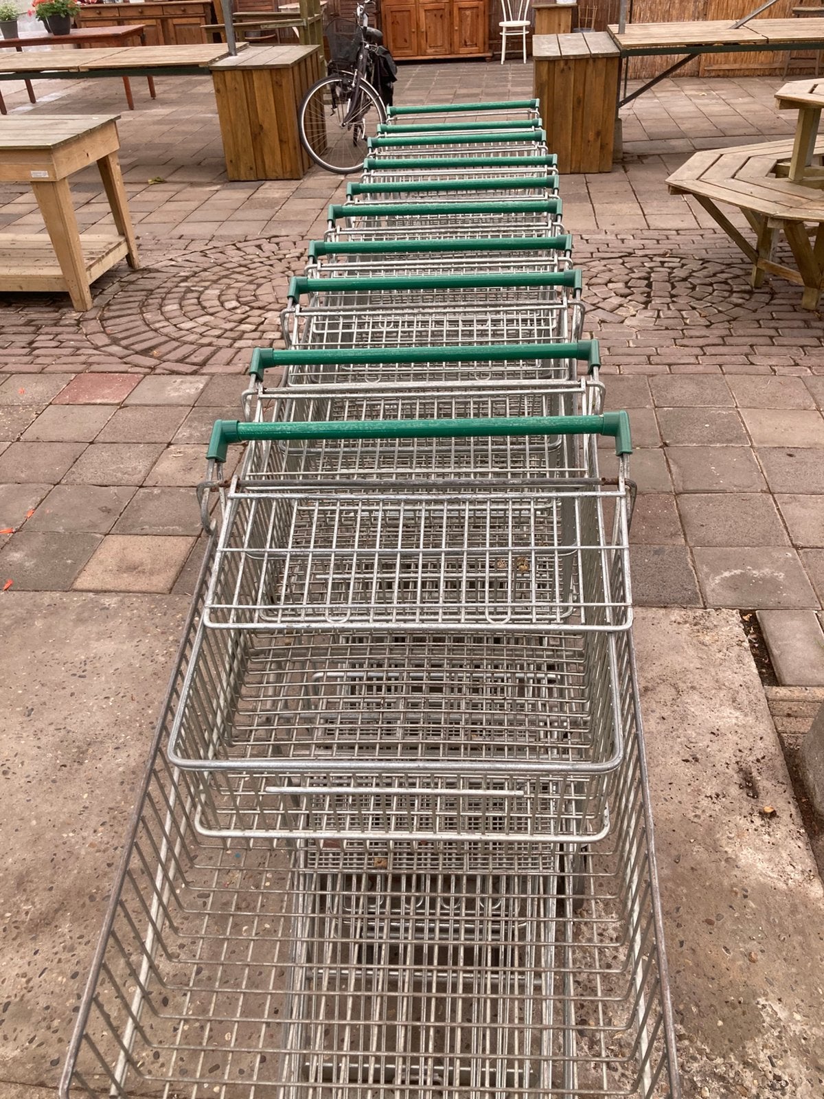 Winkelwagentjes, Ophalen, Gebruikt, Aluminium, Overige typen