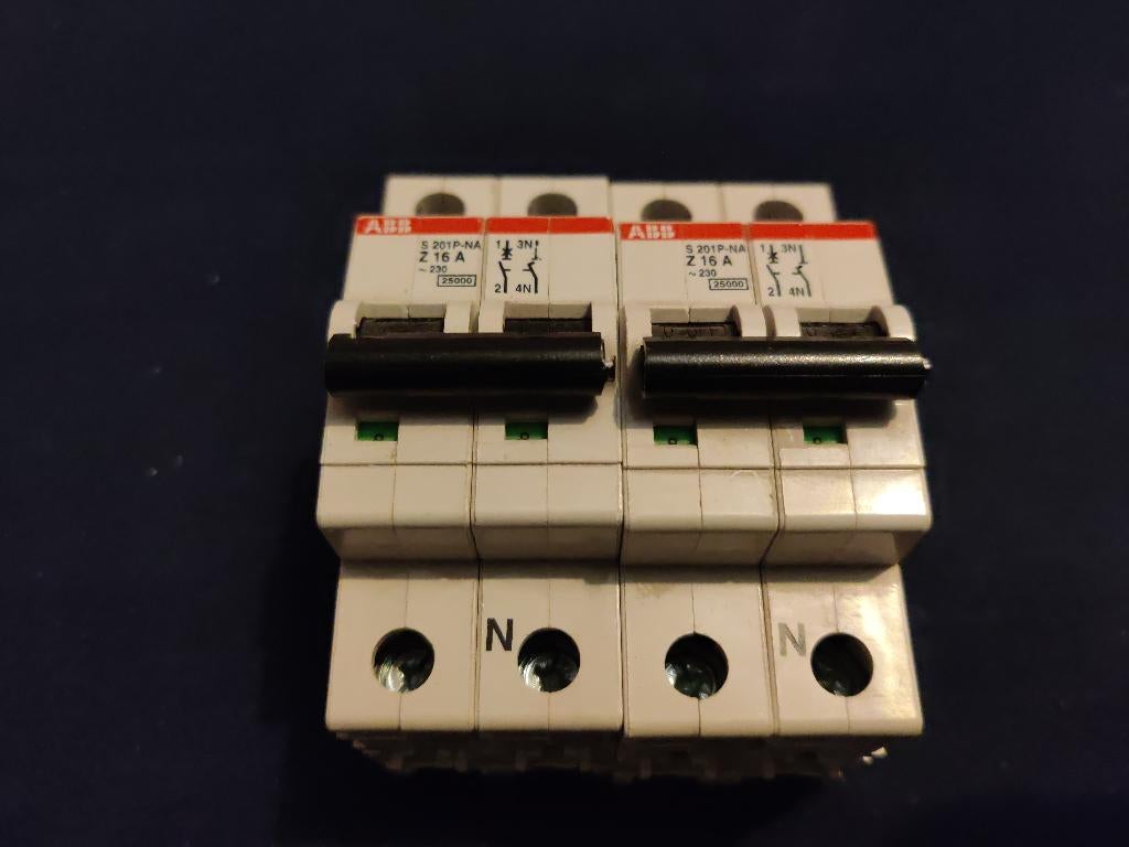 ABB Installatieautomaat S201P-NA Z16A 2CDS281103R0468, Ophalen of Verzenden, Nieuw