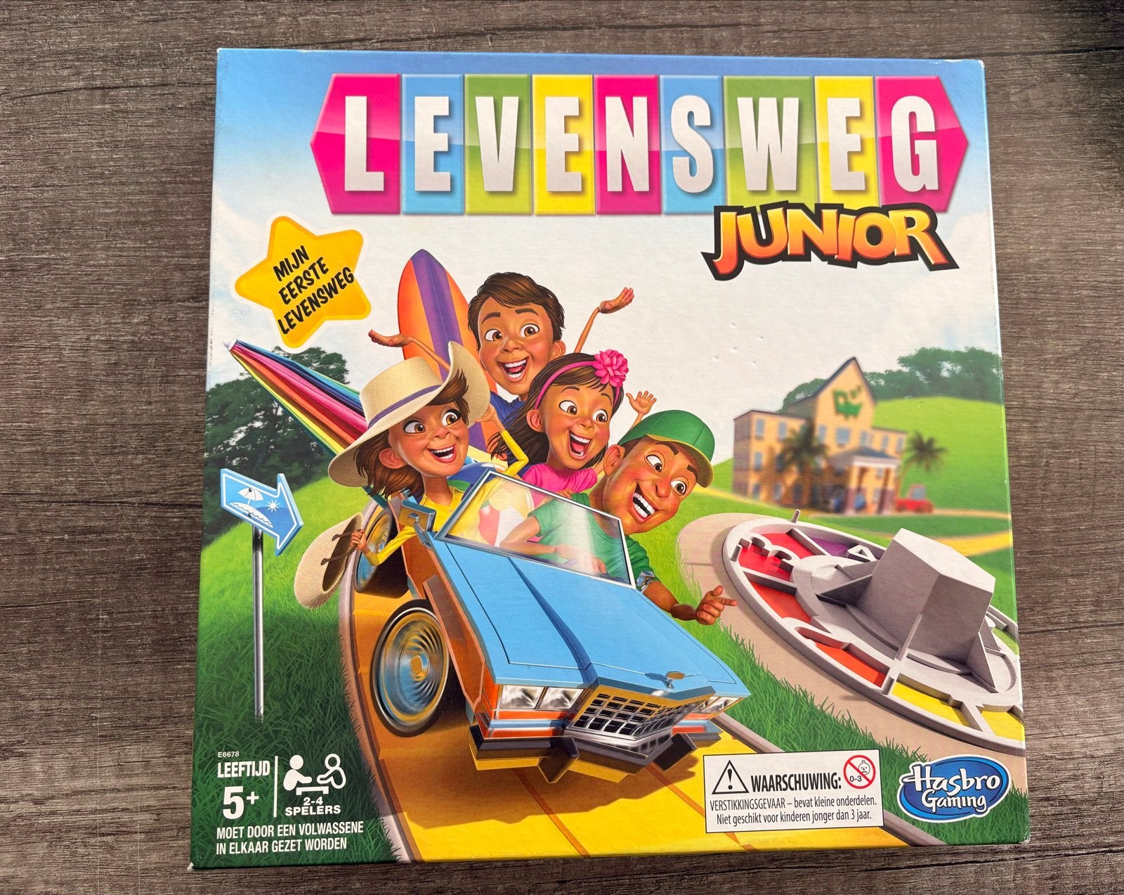 Levensweg Junior - Mijn Eerste Levensweg Bordspel, Drie of vier spelers, Ophalen of Verzenden, Gebruikt