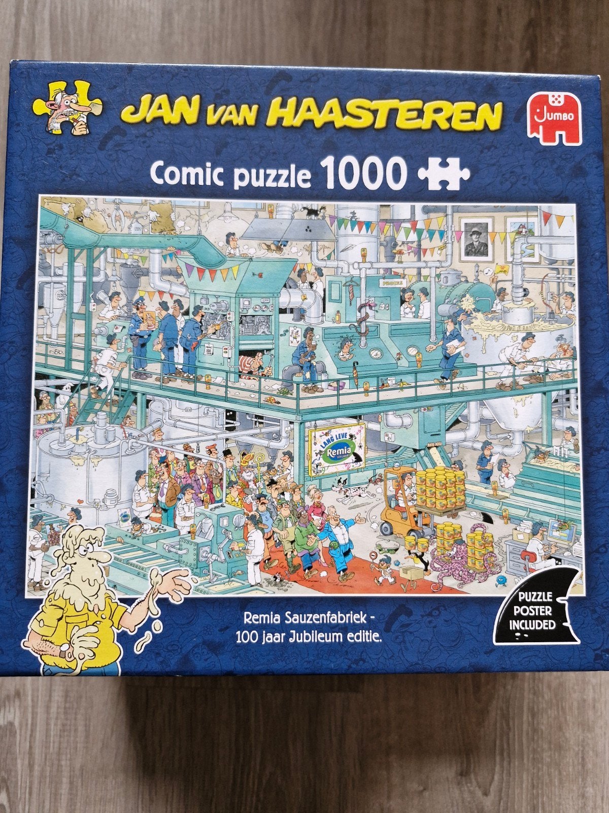 Jan van Haasteren,Remia Sauzenfabriek, Ophalen, 500 t/m 1500 stukjes, Zo goed als nieuw, Legpuzzel