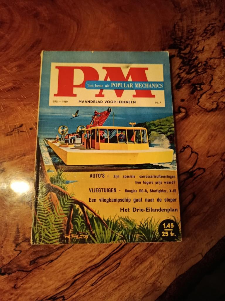 PM Maandblad voor Iedereen - Juli 1960 - Nr. 7, Ophalen of Verzenden, Gelezen, Overige typen