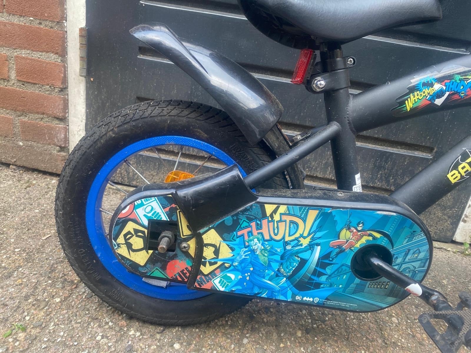 Batman Kinderfiets - Jongens - 12 inch - Zwart, Ophalen, Gebruikt, Overige merken