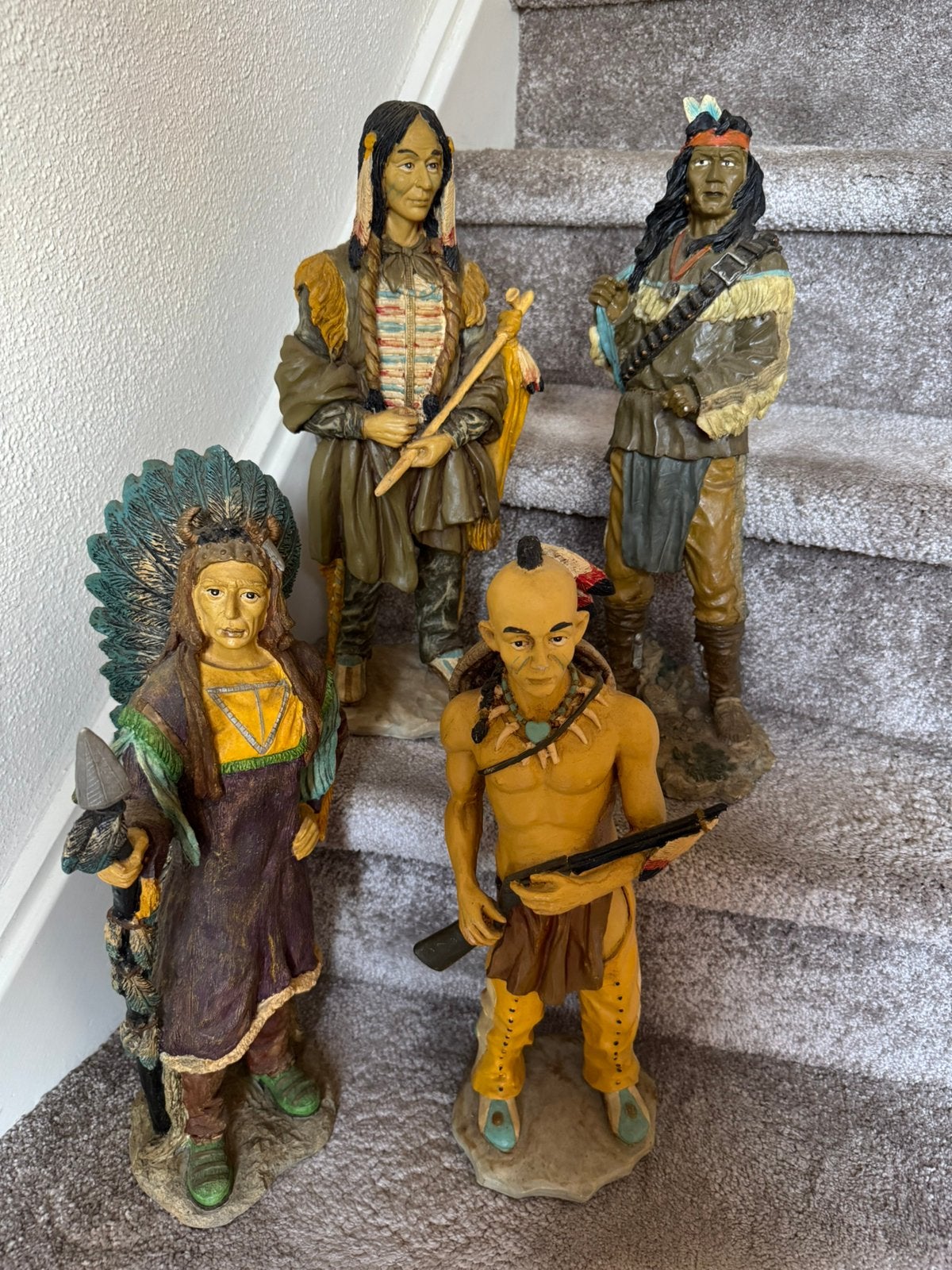 4 indianen ., Ophalen of Verzenden, Zo goed als nieuw, Mens