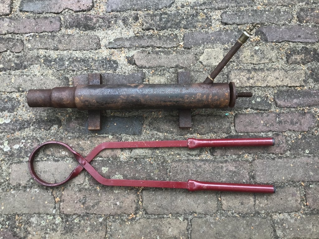 Raku Turbobrander + Raku tang, Hobby en Vrije tijd, Ophalen of Verzenden, Gebruikt