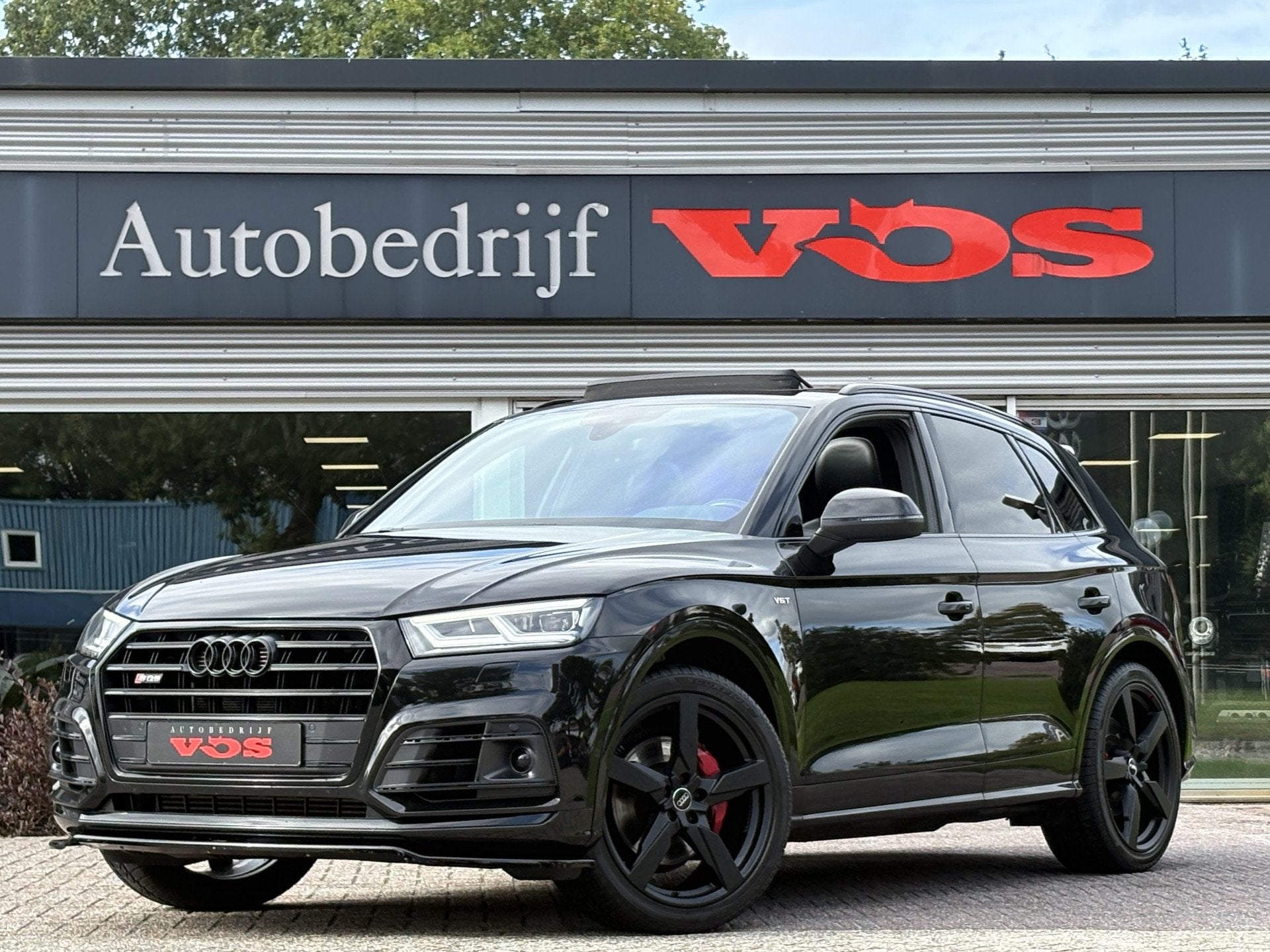 Audi SQ5 3.0 TFSI quattro | Panodak | RS Seats | Camera | AC, Auto's, Automaat, Gebruikt, 2995 cc, Zwart