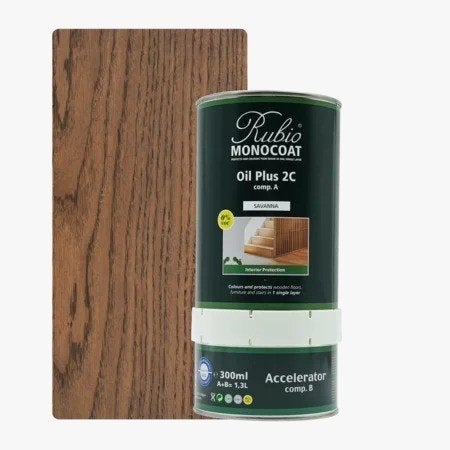 Rubio Monocoat Olie Plus 2C Savanna 1,3L - Houtbescherming, Minder dan 5 liter, Ophalen, Nieuw