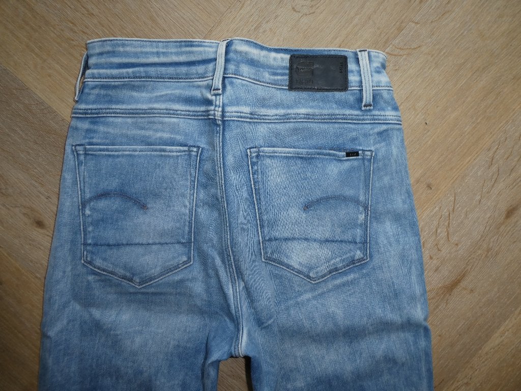 Mooie Gstar 3301 Ultra High Super Skinny spijkerbroek 27-34, Blauw, Ophalen of Verzenden, Zo goed als nieuw, W27 (confectie 34) of kleiner