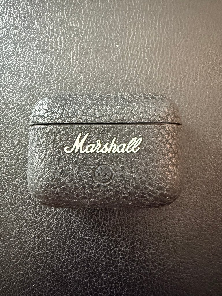 Original MARSHALL Motif II ANC charging case, Gebruikt, Zwart, Overige merken, Ophalen of Verzenden