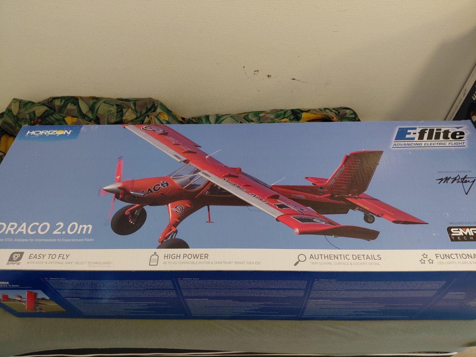 E-flite Draco 2.0m BNF Basic Modelvliegtuig, Ophalen, Nieuw, Elektro