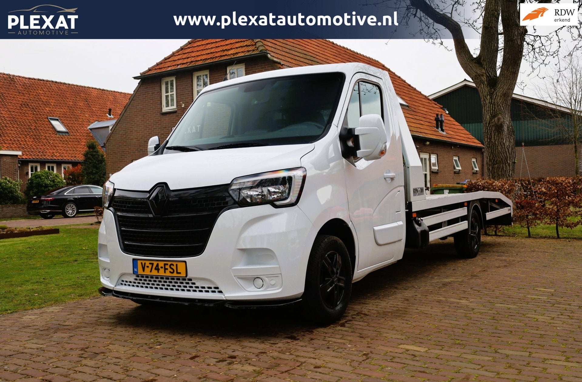 Renault Master 2.3 DCI 165 Oprijwagen | 1e Eigenaar | Maxton, Voorwielaandrijving, Automatische klimaatregeling, Stof, Gebruikt