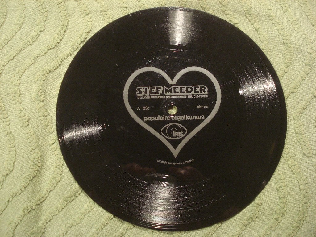 Stef Meeder 7" Flexi Disc: ‘Populaire orgelkursus’ (NL), Ophalen of Verzenden, Gebruikt, 7 inch, Overige genres