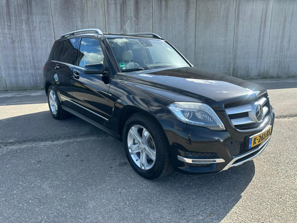 Mercedes-Benz GLK 220 Bluetec 170pk 4MATIC Aut. 2014 Zwart, Auto's, Automaat, Euro 5, Beige, 4 cilinders