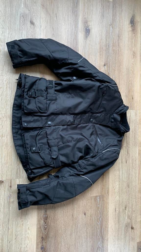 Dames motorjas en broek maat 40 zwart, Ophalen, Tweedehands, Dames, Combipak