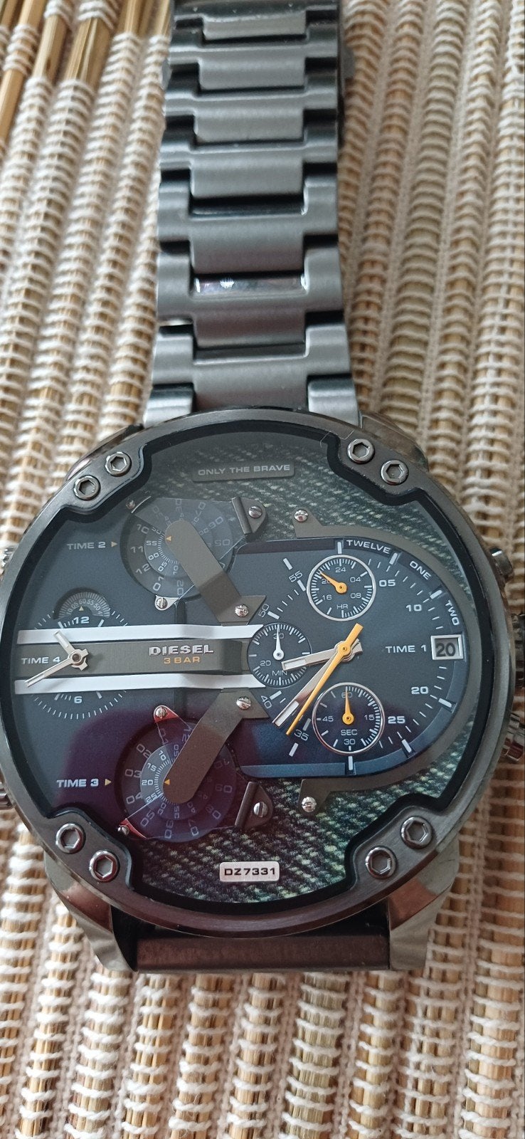 Diesel DZ7331 Herenhorloge - Gebruikt, Goede Staat, Ophalen, Zo goed als nieuw, Overige merken