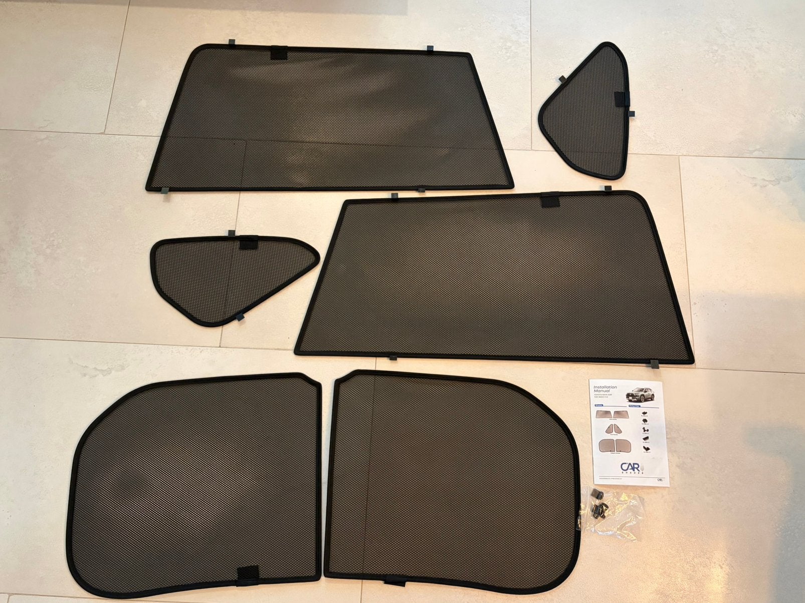 Privacy Shades Toyota RAV-4 (5th Gen) 2018- (6-delig), Auto-onderdelen, Ophalen, Gebruikt, Toyota