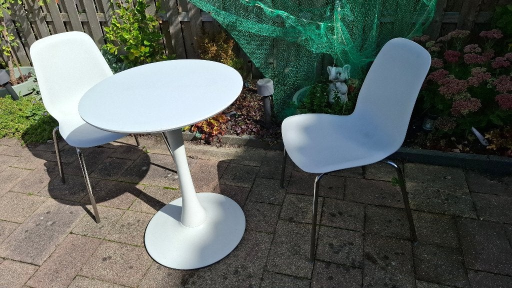 stoelen, Ophalen, Twee, Wit, Modern
