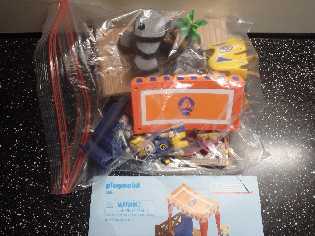 playmobil koningstribune set 6695, Ophalen, Zo goed als nieuw, Complete set