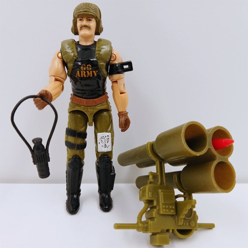 GI Joe Backblast Anti-Aircraft Soldier V1 Hasbro 1989, Ophalen of Verzenden, Zo goed als nieuw