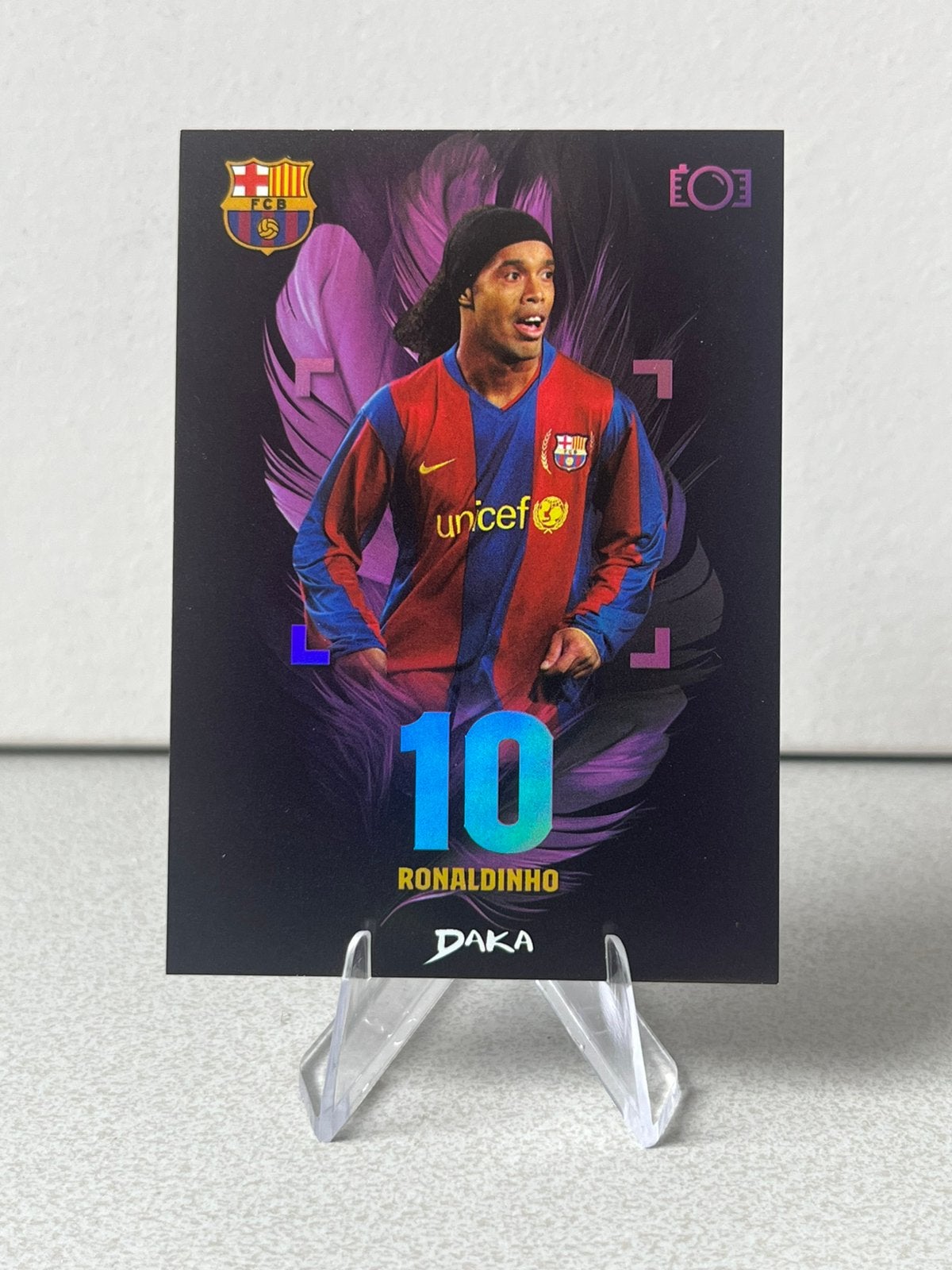 Ronaldinho Daka Top Audience 088/175 FC Barcelona, Ophalen of Verzenden, Zo goed als nieuw, Buitenlandse clubs, Poster, Plaatje of Sticker