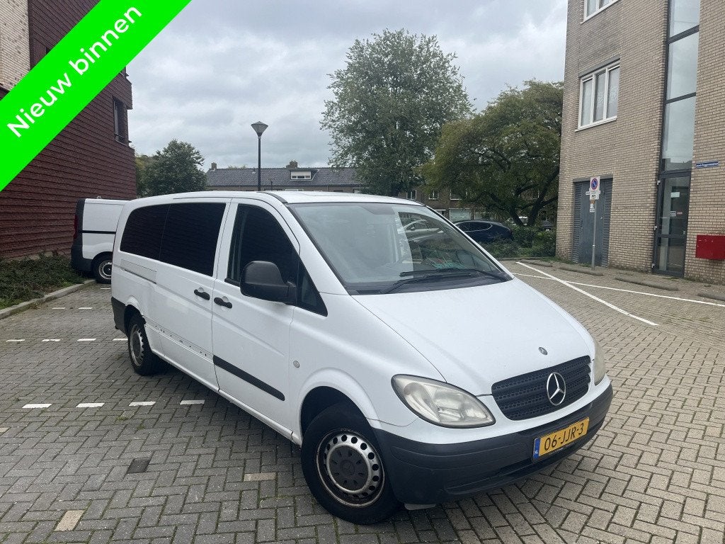 Mercedes-benz Vito 109 CDI Clima 9 Persoons 6 Bak, Auto's, Gebruikt, 2000 kg, Wit, Bedrijf