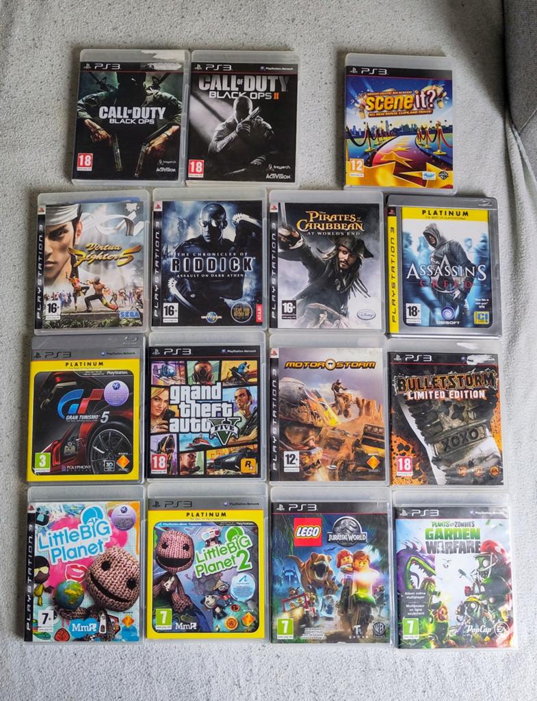 Collectie PS3 games: Call of Duty, GTA V, LittleBigPlanet, Gebruikt, Vanaf 18 jaar, Overige genres, Ophalen of Verzenden