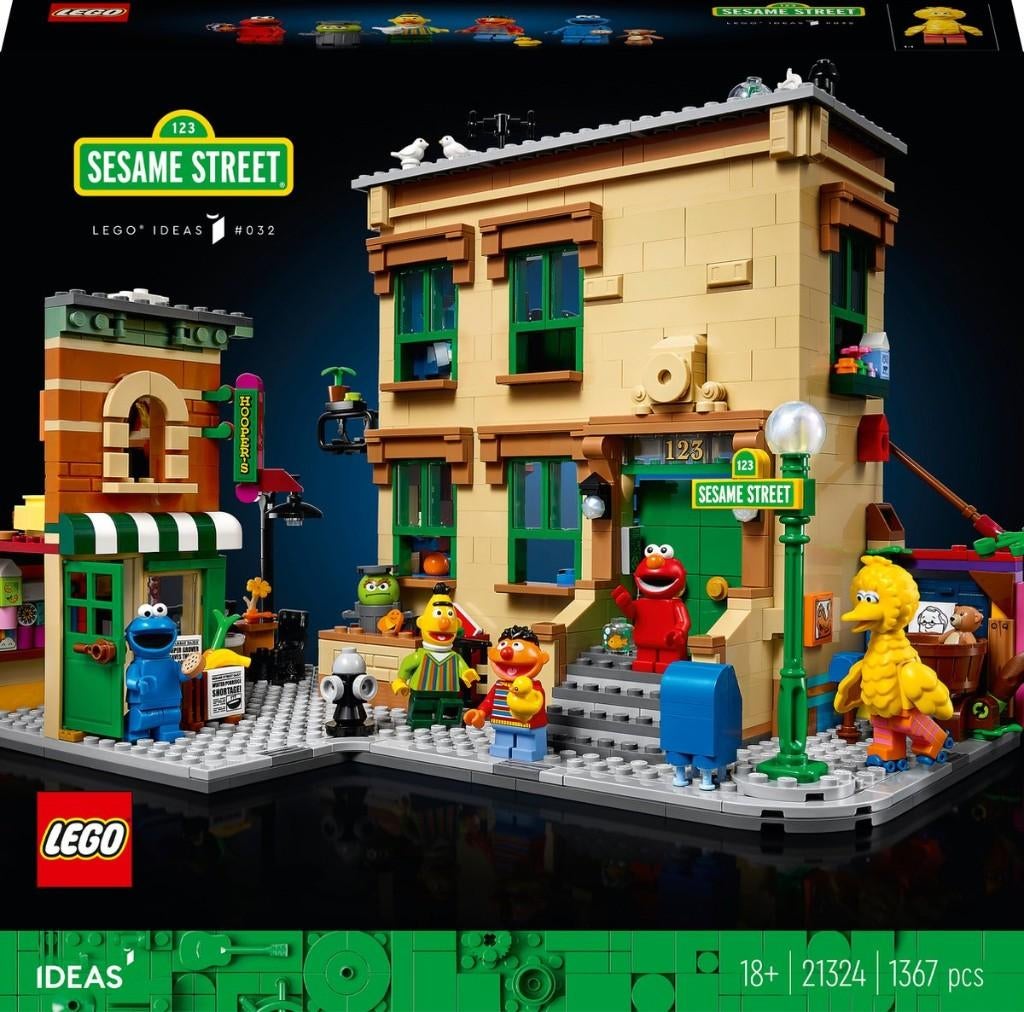 Lego 21324 sesamstraat muppets NIEUW ONGEOPEND, Ophalen, Nieuw