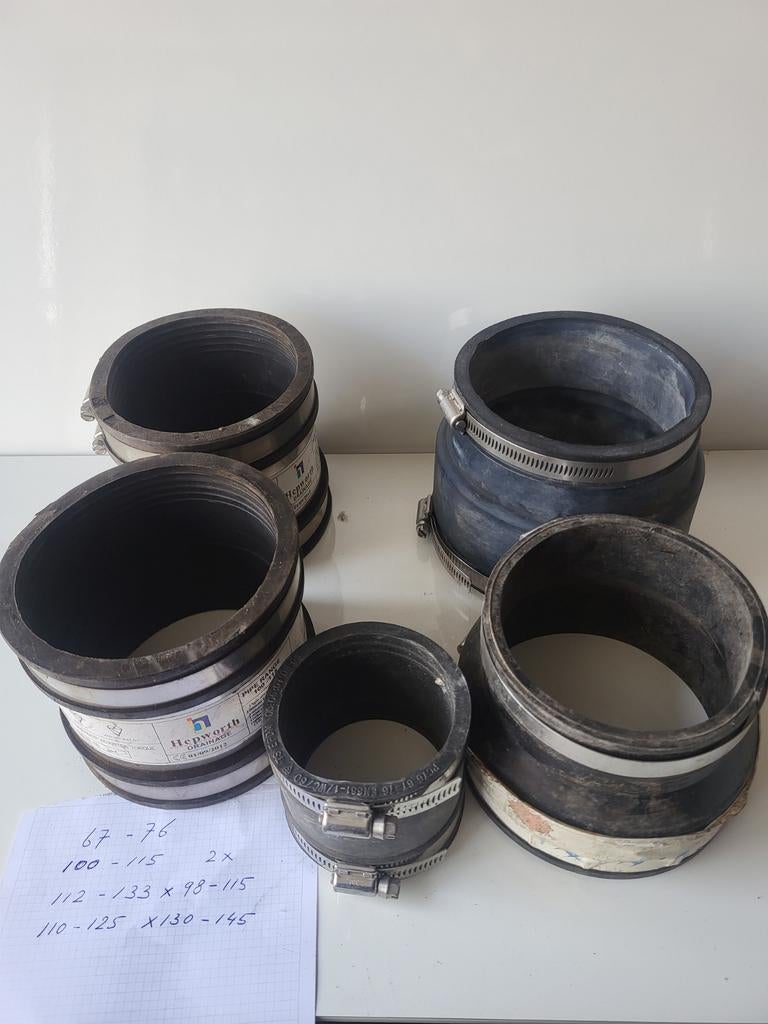 EPDM Flexibele Rubber Konfix Koppelingen, Nieuw, Ophalen of Verzenden, Minder dan 2 meter, 80 mm of meer
